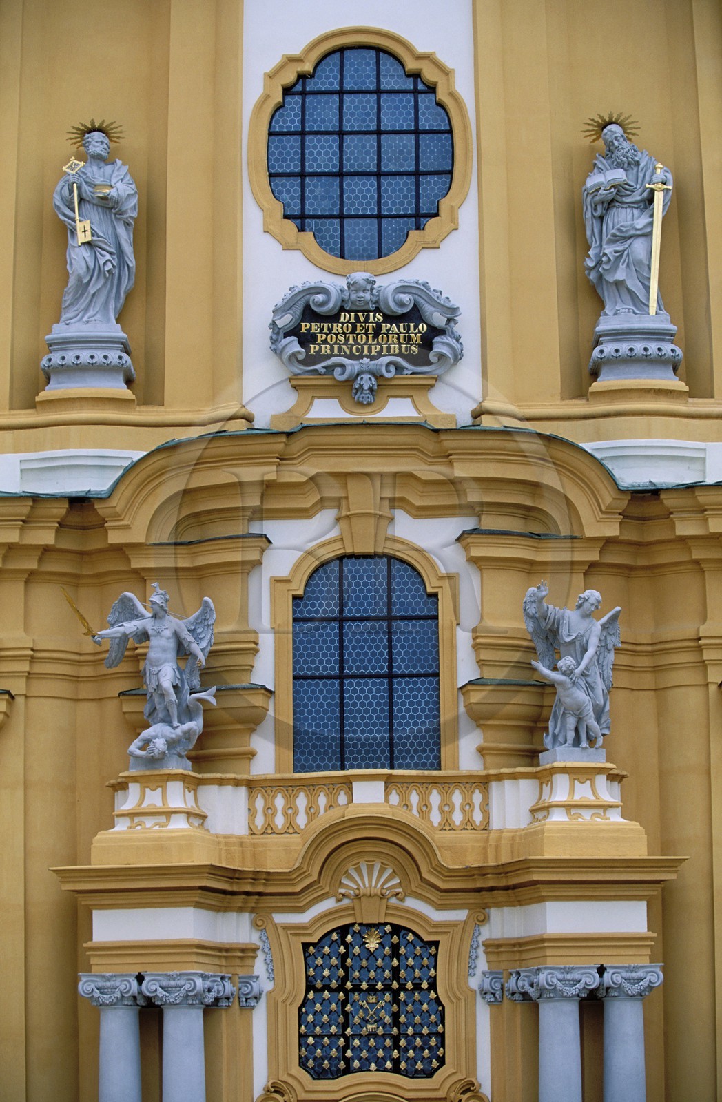 Autriche, Basse-Autriche, Abbaye de Melk (baroque) façade occidentale