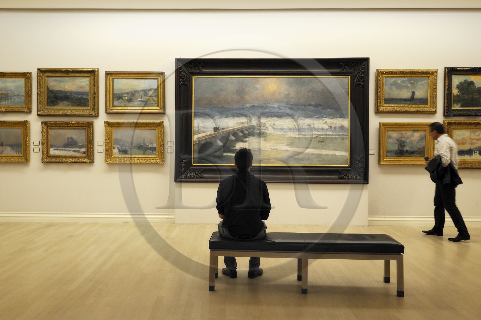 France, Seine-Maritime (76), Rouen, le musée des Beaux-Arts, salle de l'Ecole de Rouen