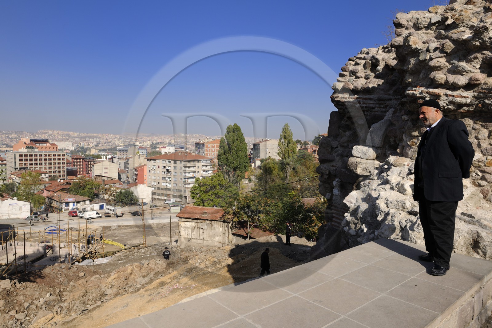 Turkey, Central Anatolia, Ankara, the new town at the edge of the old town