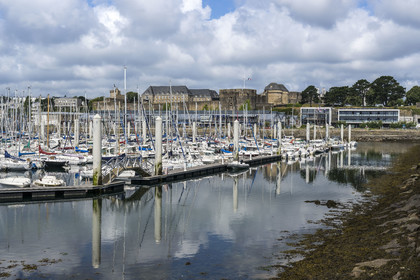 France, Finistère, Brest, the Castle Marina