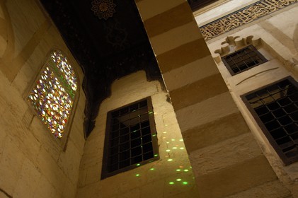 Egypte, Le Caire, intérieur de la Mosquée El-Azhar