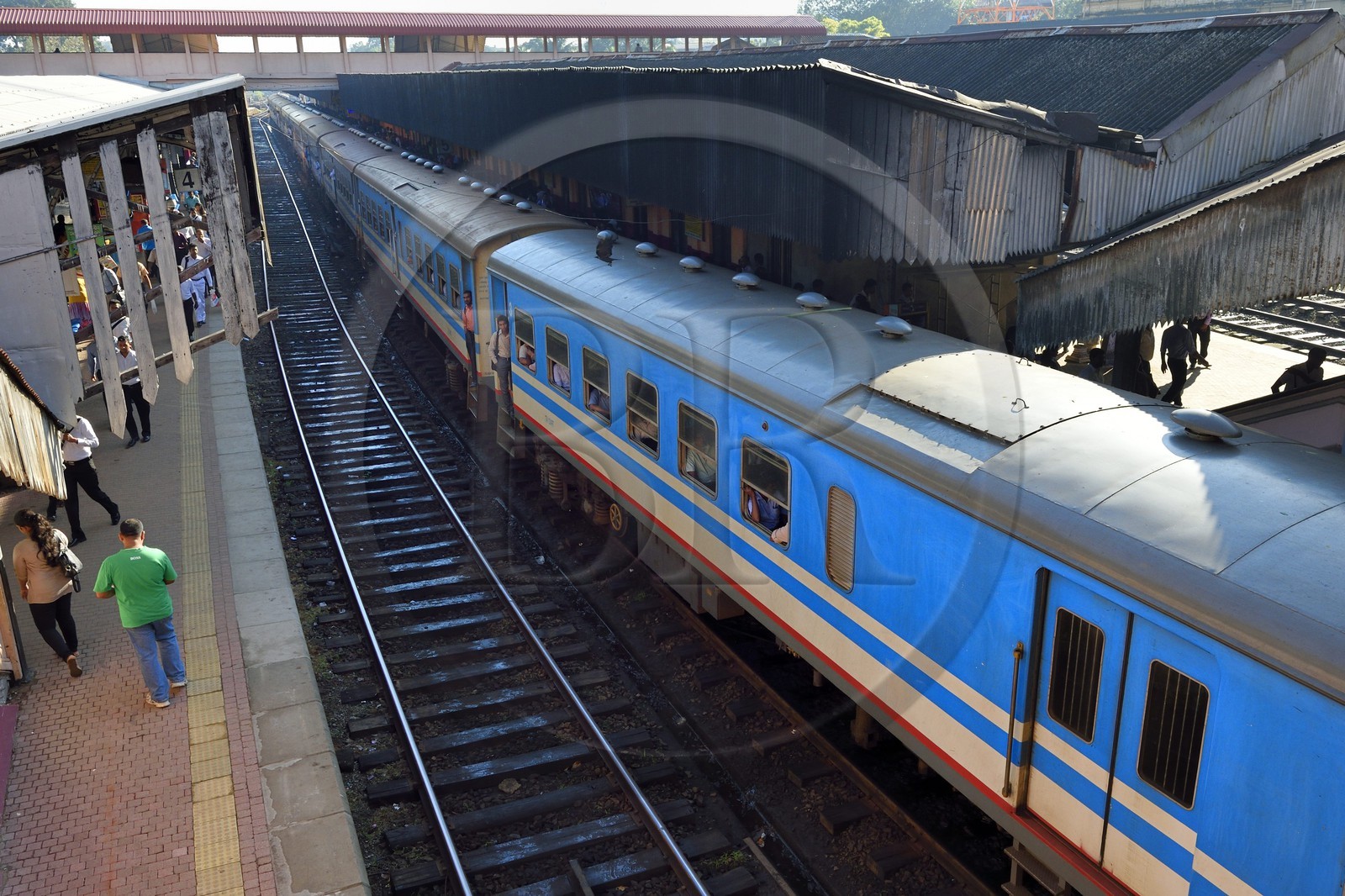 Sri Lanka, Colombo, gare de Maradana