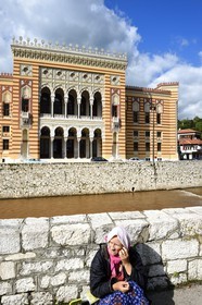 Bosnie-Herzégovine, Sarajevo, la Bibliothèque Nationale et Universitaire