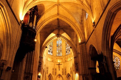 France, Sarthe (72), La Ferté-Bernard, église Notre-Dame des Marais