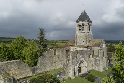 France, Yvelines, Montchauvet, Sainte Marie Madeleine (St. Mary Magdalene) church