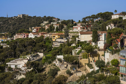 France, Alpes-Maritimes (06), Nice, le Fort du Mont Alban dans le Parc du Mont Boron sur les hauteurs de la Villefranche-sur-Mer