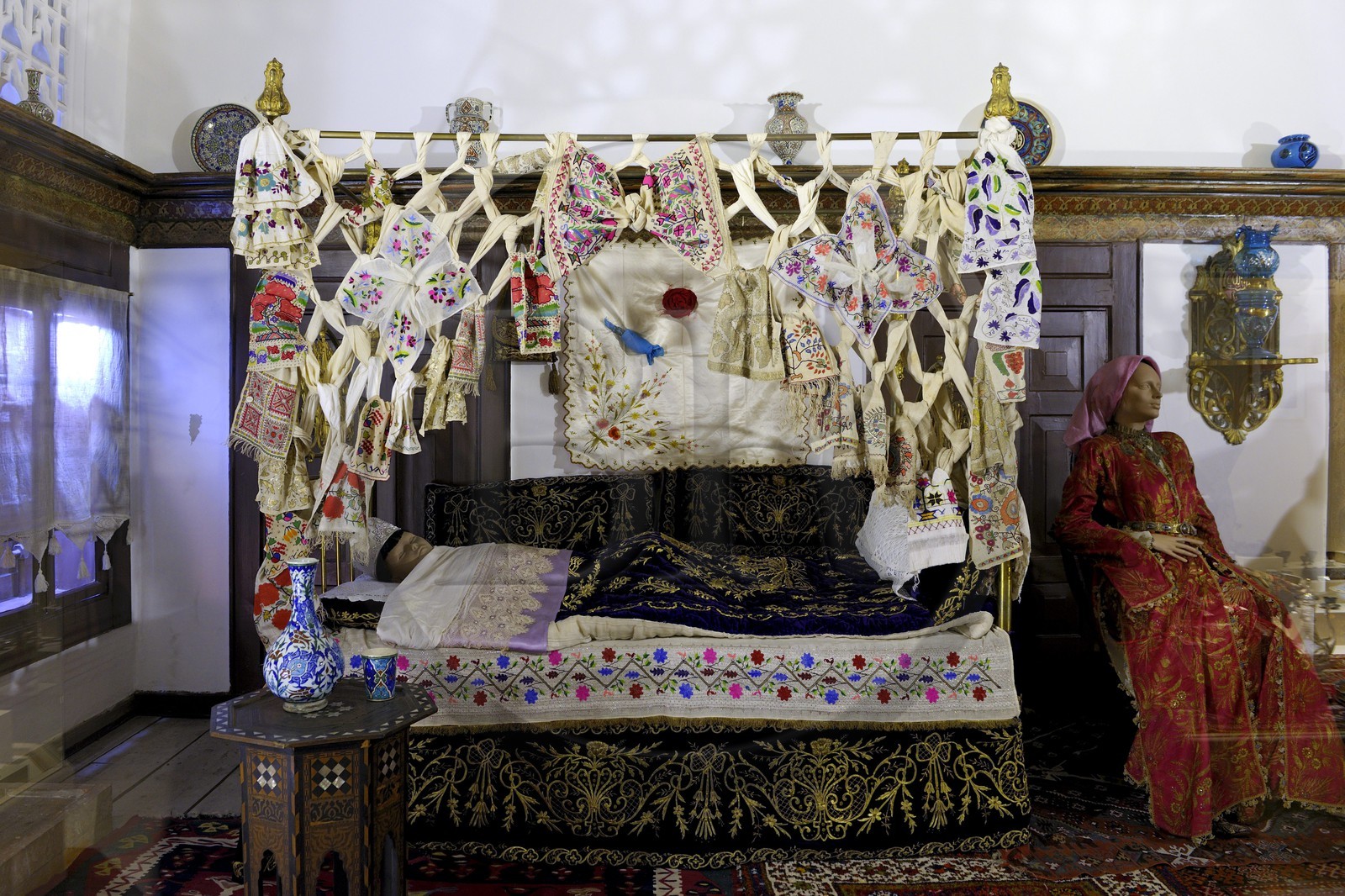 Turquie, Anatolie centrale, Ankara, le musée ethnographique, chambre de circoncision