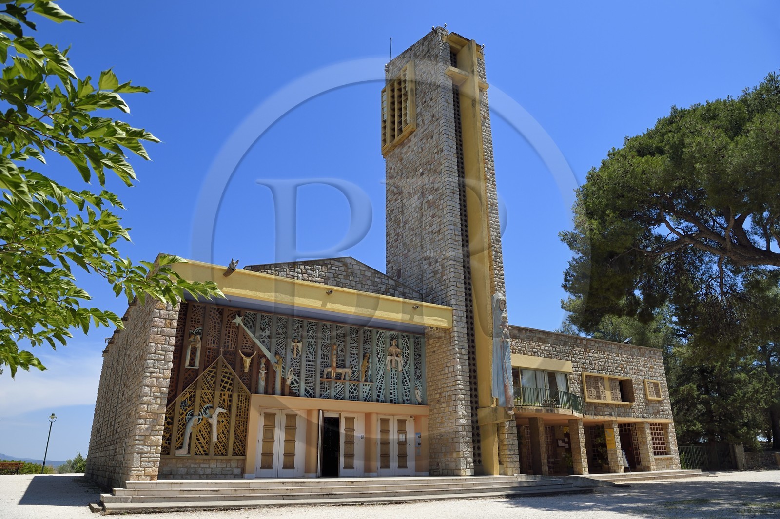 France, Var (83), Hyères, Chapelle de Notre-Dame-de-Consolation dans le quartier de Costebelle