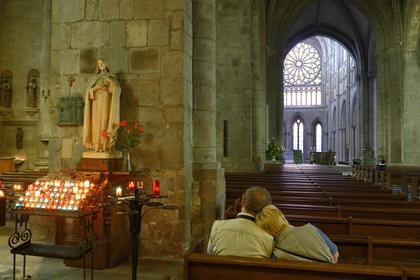 France, Ille-et-Vilaine (35), côte d'émeraude, Saint-Malo, cathédrale Saint-Vincent
