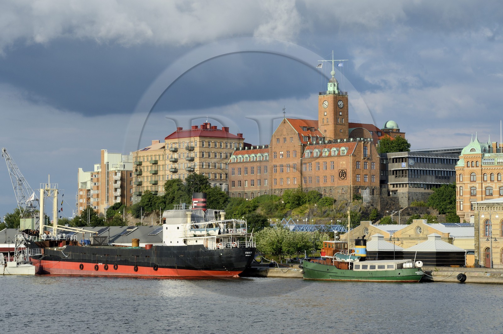 Suède, Västra Götaland, Göteborg (Gothenburg),  le parc maritime de navires historiques Maritiman dans le vieux port