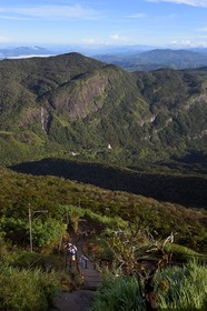Sri Lanka, province du centre, Dalhousie, escalier menant au Pic d'Adam (Adam's Peak)