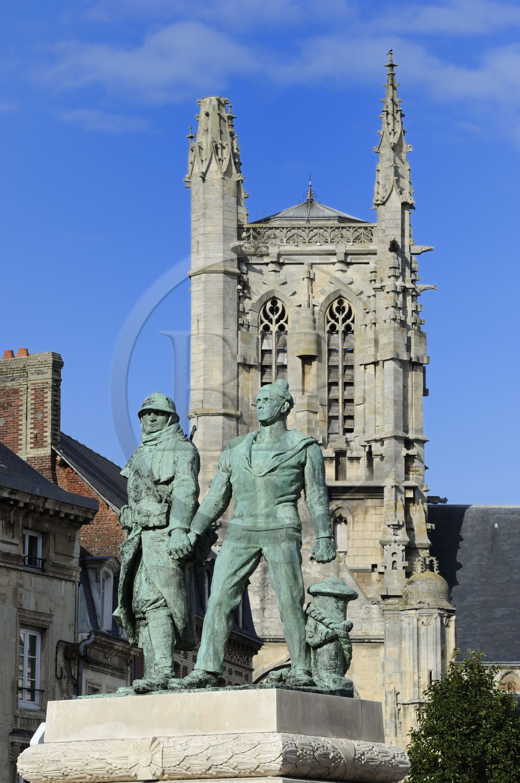 France, Seine-Maritime (76), Pays de Caux, Côte d'Albâtre, Fécamp, l'église Saint-Etienne