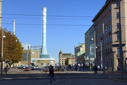 Suède, Västra Götaland, Göteborg (Gothenburg), centrale thermique de la ville