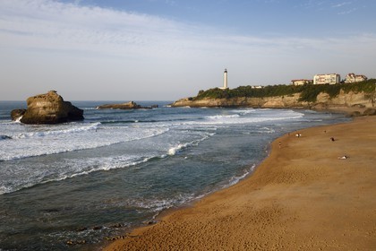 France, Pyrenees Atlantiques, Basque Country, Biarritz, the Miramar beach