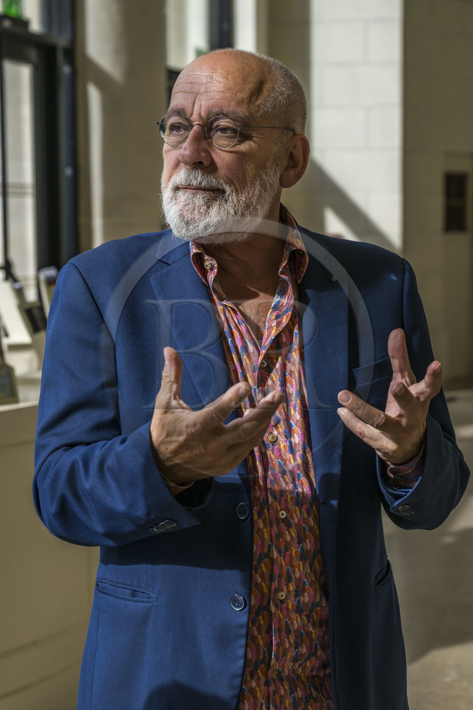 France, Loire Atlantique, Nantes, Graslin district, the Graslin theater and opera, Alain Surrans director of Angers Nantes Opéra