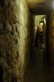 Israel, district Nord, Galilée, Acre (Akko), vieille ville, classée Patrimoine Mondial de l'UNESCO, le tunnel sous la citadelle des Hospitaliers