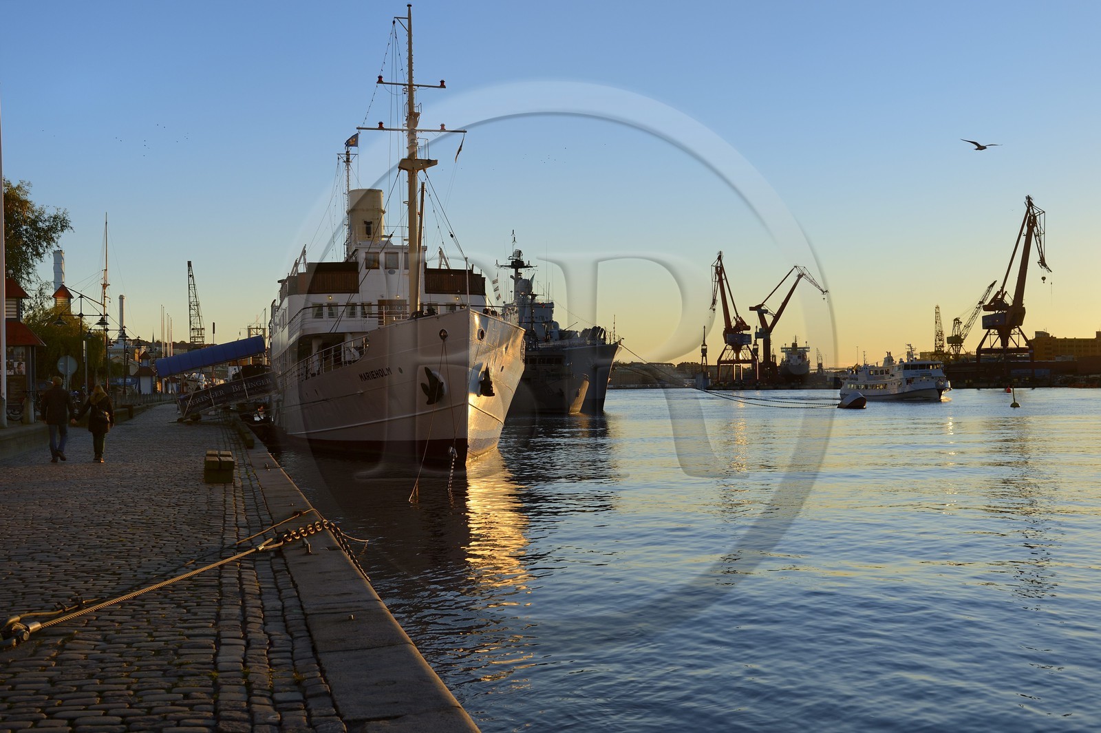 Suède, Västra Götaland, Göteborg (Gothenburg),  le parc maritime de navires historiques Maritiman dans le vieux port