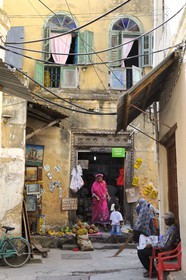 Tanzania, Zanzibar Archipelago, Unguja island (Zanzibar), Stone Town, listed as World Heritage by UNESCO, groceries in the old city in the Shangani neighborhood