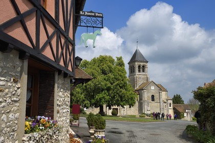 France, Yvelines (78), Montchauvet, l'église Sainte Marie-Madeleine