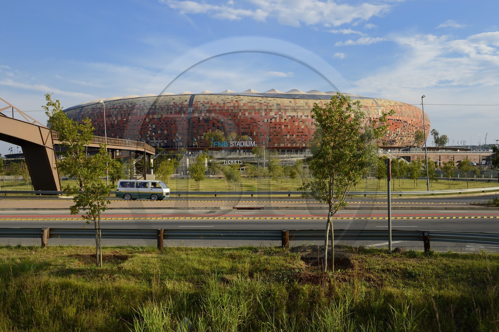 Afrique du Sud, province de Gauteng, Johannesburg, Soweto, Soccer City Stadium des architectes Boogertman Urban Edge et Partners