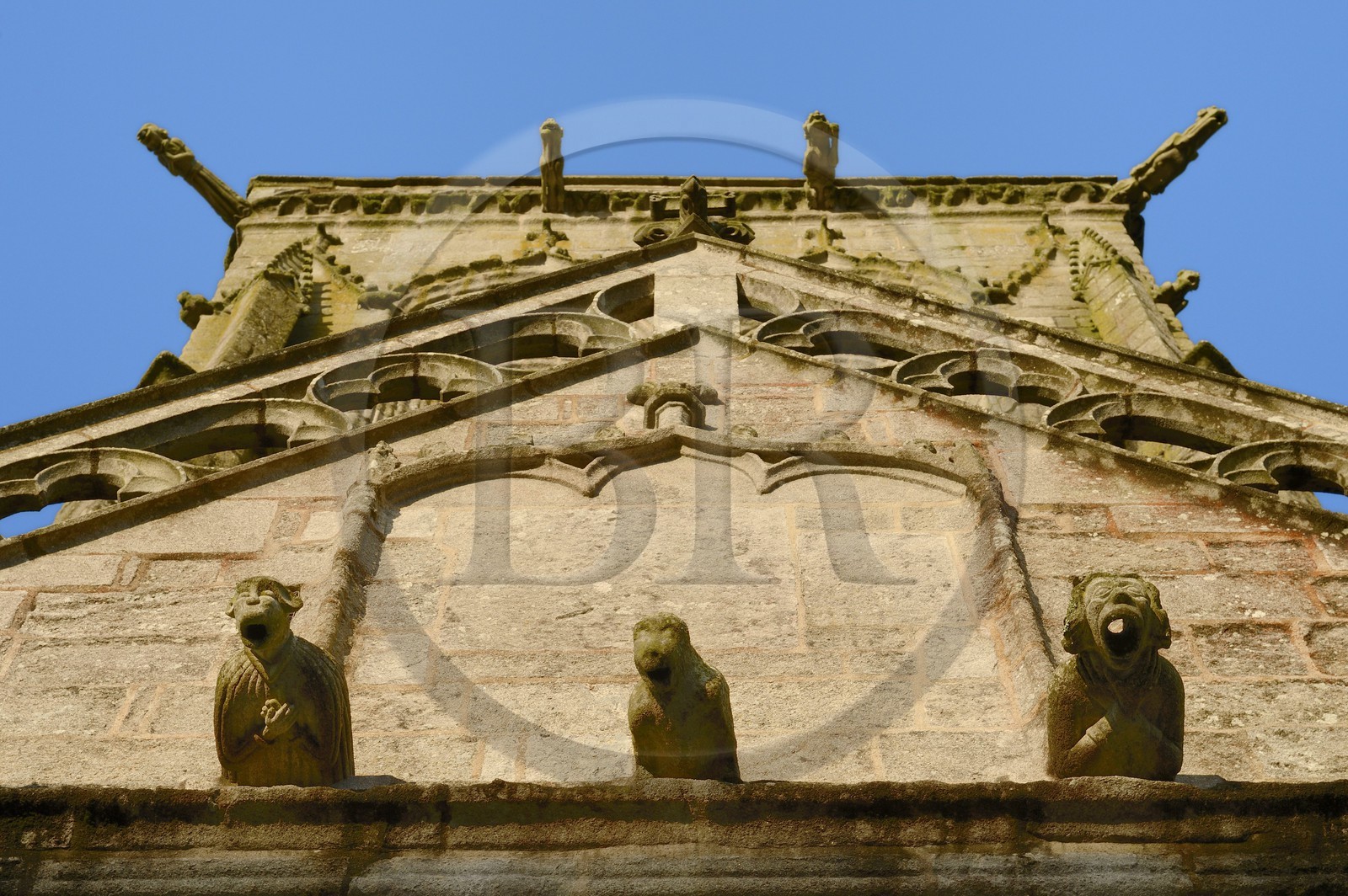 France, Finistere, Locronan, labelled Les plus Beaux Villages de France (The Most Beautiful Villages of France), Saint Ronan church