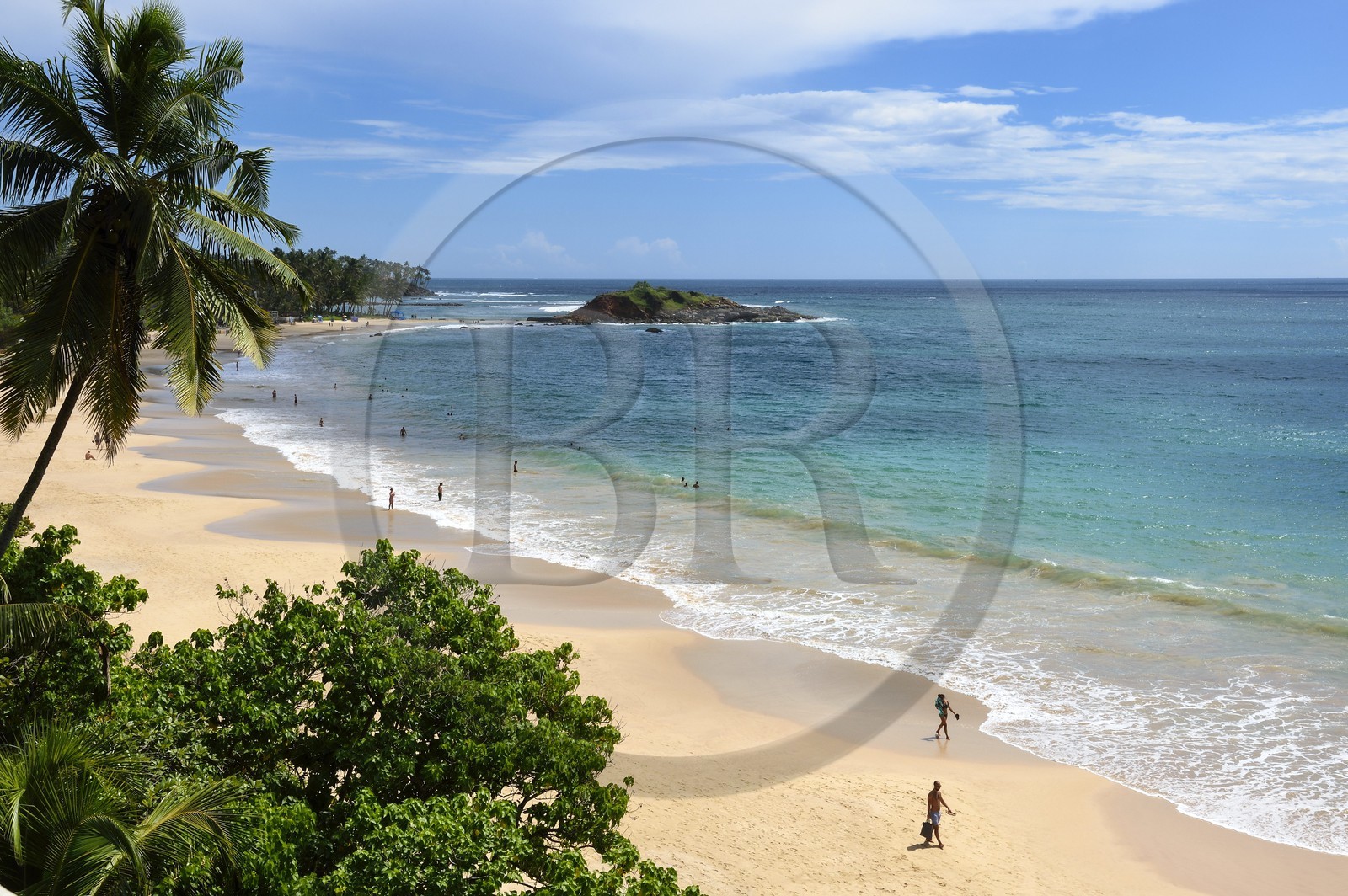 Sri Lanka, Province du Sud, Weligama, plage de Mirissa