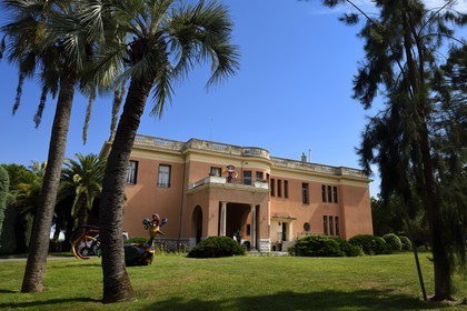 France, Alpes-Maritimes, Nice, Fabron hill, Anatole Jakovsky International Museum of Naive Art, former St Helena Castle which was the residence of perfumer François Coty from 1922 onwards