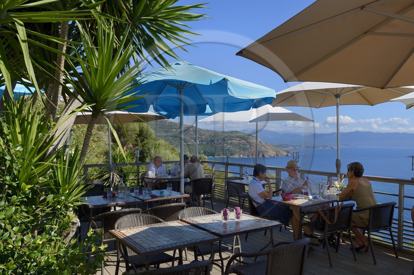 France, Corse-du-Sud (2A), Cargèse, restaurant-glacier A Volta
