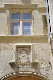 France, Bouches du Rhone, Arles, former residence of the Counts of Arlatan de Beaumont (15th century) rue sauvage