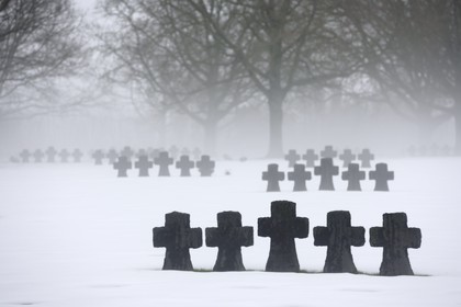 France, Calvados, La Cambe, German military cemetery of the second world war