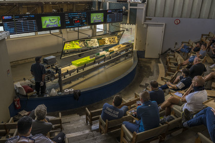 France, Hérault (34), Sète, Port de pêche, la criée aux poissons