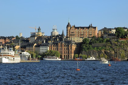 Sweden, Stockholm, the waterfront in downtown