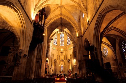 France, Sarthe (72), La Ferté-Bernard, église Notre-Dame des Marais