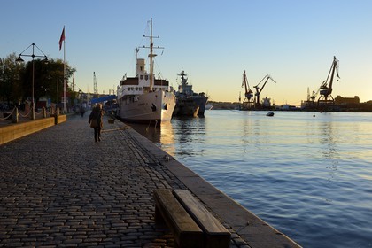 Sweden, Västra Götaland, Göteborg (Gothenburg), Maritiman’s fleet of ships in the old port