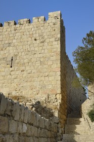 Israel, Jerusalem, holy city, the old town listed as World Heritage by UNESCO, Mount Zion, the old-city walls