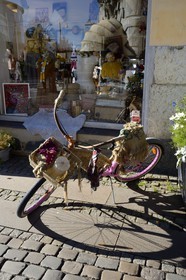 Suède, Västra Götaland, Göteborg (Gothenburg), bicyclette décorée