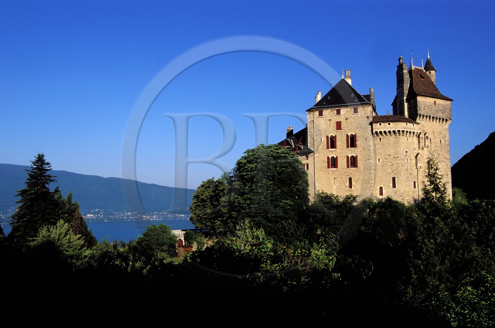 France, Haute Savoie, Menthon Saint Bernard, Castle of Menthon (Annecy lake)