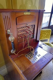 France, Allier (03), Vichy, Palais des Congrès (Congress Palace) and Opera, historic switchboard