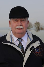 France, Calvados, Colleville sur Mer, the Normandy Landings Beach, Omaha Beach, Daniel L.Neese superintendent of the American cemetery
