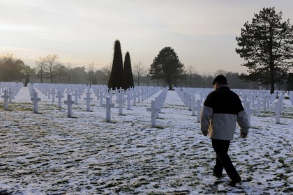 France, Calvados, Colleville sur Mer, the Normandy Landings Beach, Omaha Beach, American Cemetery