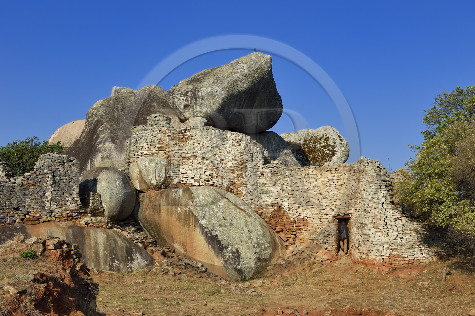 Zimbabwe, Masvingo province, the ruins of the archaeological site of Great Zimbabwe, UNESCO World Heritage List, 10th-15th century, the Eastern Enclosure in the Hill Complex