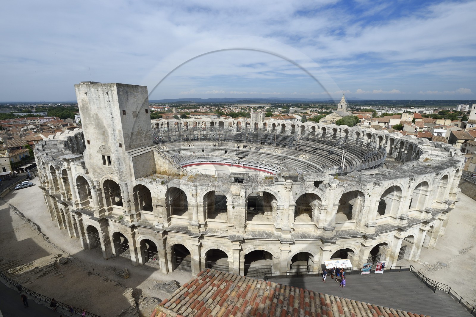 France, Bouches-du-Rhône (13), Arles, les Arènes, amphithéâtre romain de 80-90 après JC, classé Patrimoine Mondial de l'UNESCO