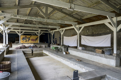 France, Finistère, Brest, Saint Malo in the Pontaniou valley below the Capucins plateau in the Recouvrance district, Pontaniou wash house