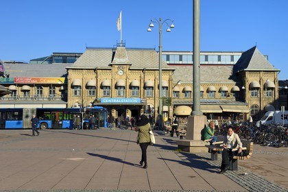 Suède, Västra Götaland, Göteborg (Gothenburg), la gare centrale sur la place Drottningtorget