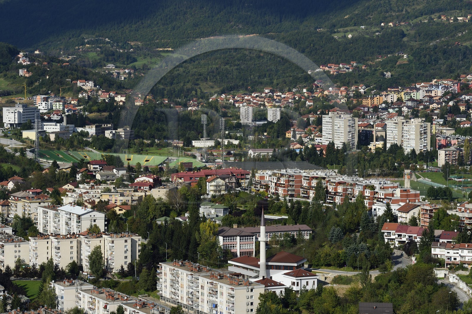 Bosnie-Herzégovine, Sarajevo, le stade Olympique Kosevo (stade Asim Ferhatovic Hase)