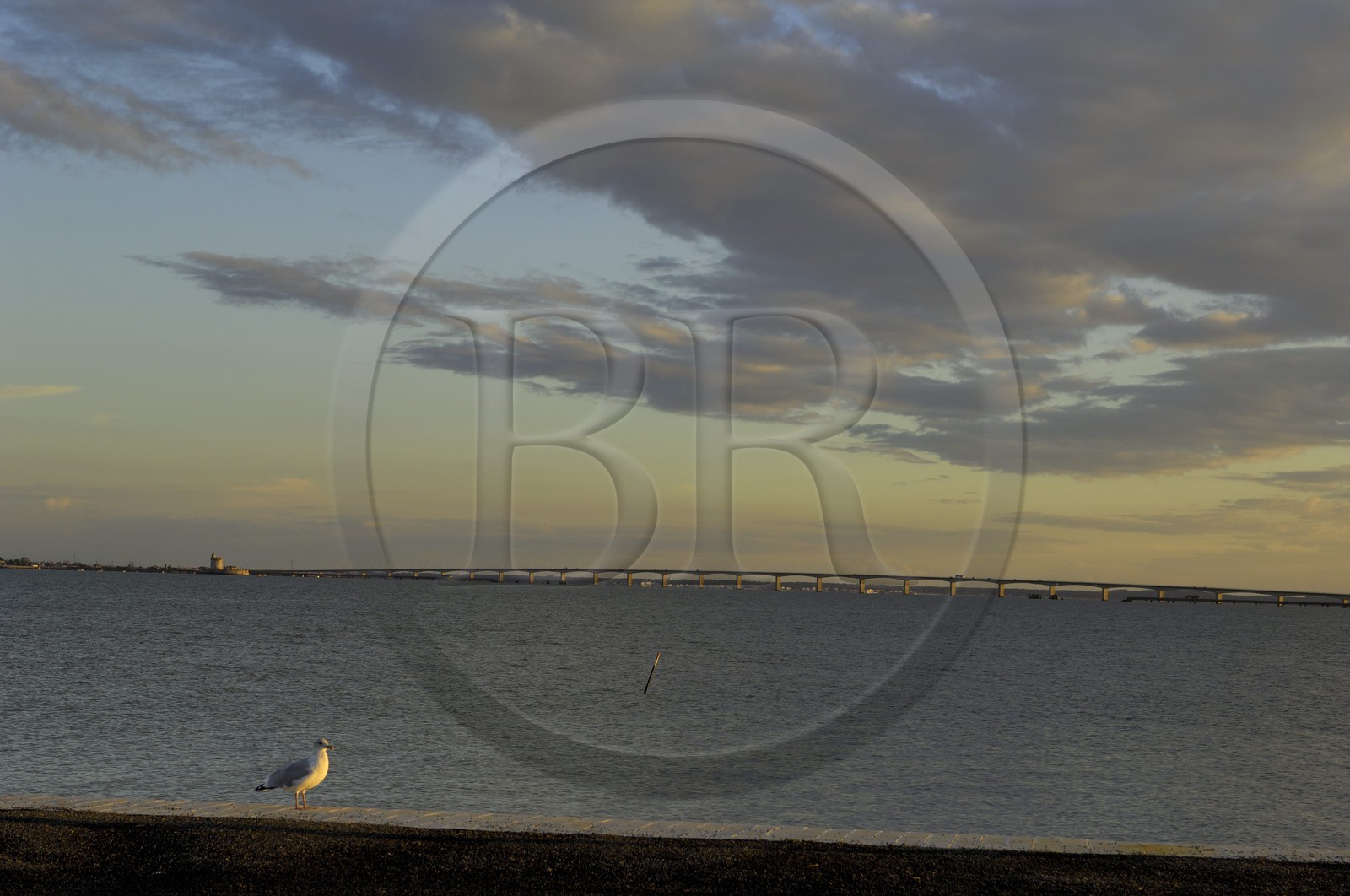 France, Charente-Maritime (17), Ile d'Oléron, le pont viaduc d'Oléron