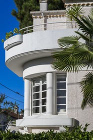 France, Charente-Maritime (17), Royan,  villa du quartier résidentiel du Parc avenue de la Clairière