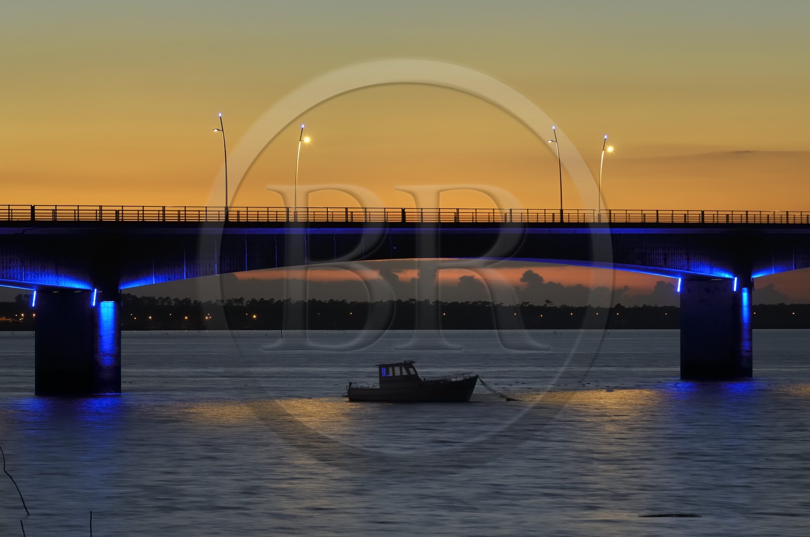 France, Charente-Maritime (17), Ile d'Oléron, le pont viaduc d'Oléron