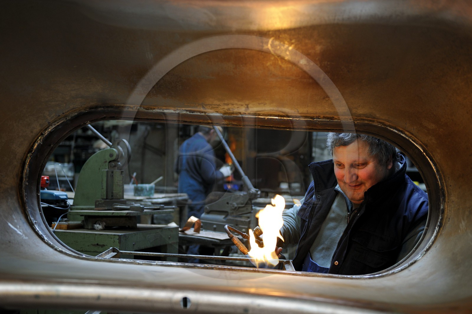 France, Manche (50), Villedieu-les-Poèles, l'Atelier du Cuivre, Jean-Pierre Couget