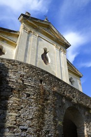 France, Haute-Corse (2B), région de la Casinca en Castagniccia, village peché de Vescovato, l’église baroque Saint-Martin (San Martinu)